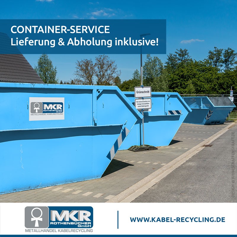CONTAINER-SERVICE <br>Lieferung & Abholung inklusive!